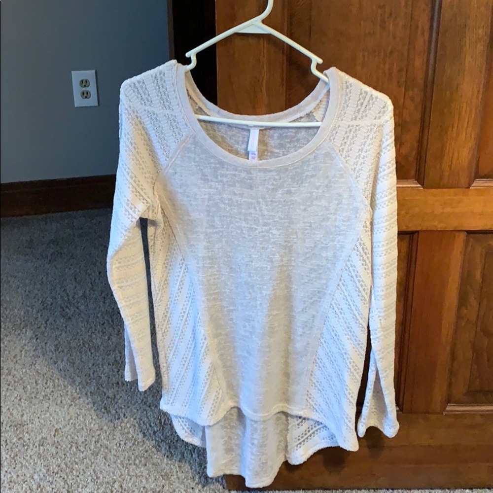 Cream lightweight sweater